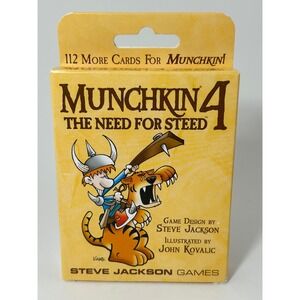 Steve Jackson Games Munchkin 4 The Need for Steed Card Game Expansion SJG 1444